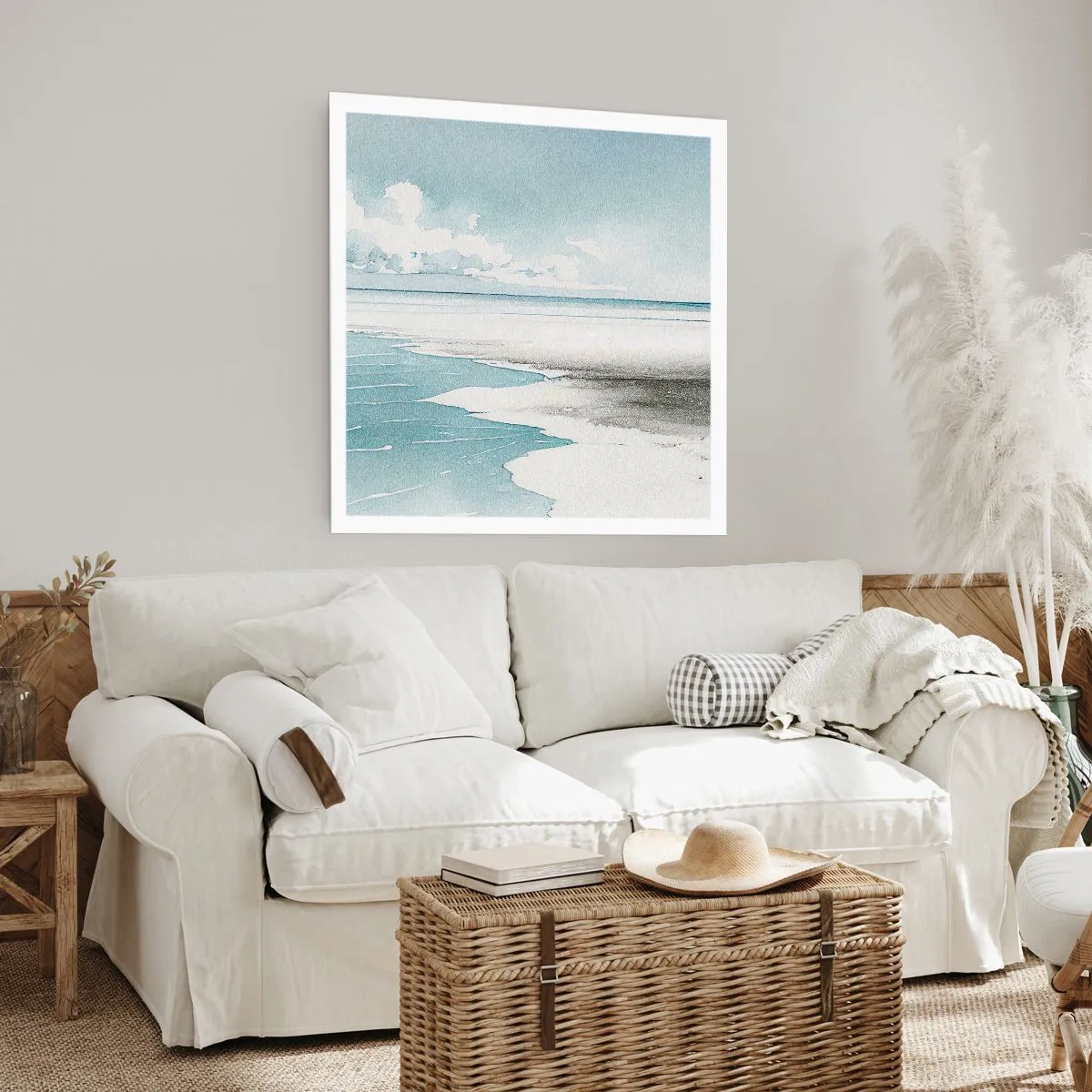 Plakát - Jemný příliv - 60x60 cm