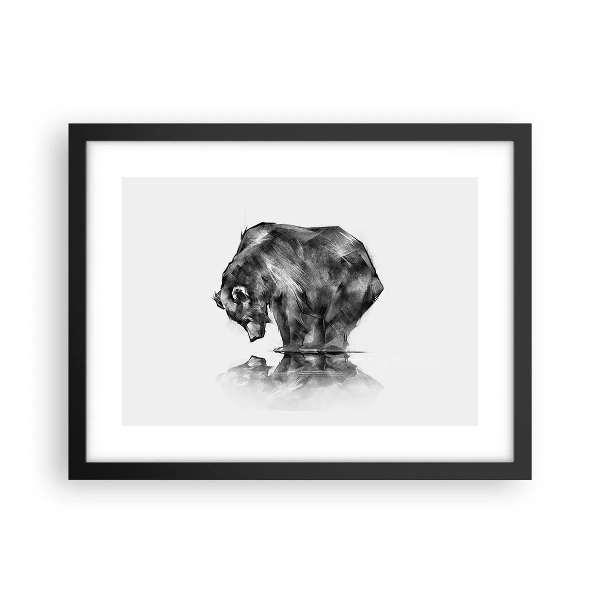 Plakát v černém rámu - Je příjemné se sekat s někým blízkým - 40x30 cm