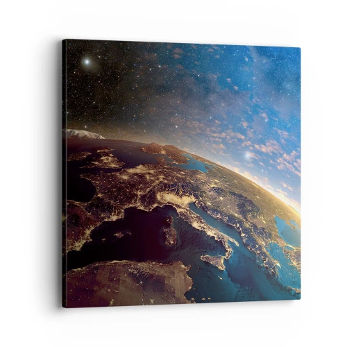 Obraz na plátně - Podívejme se na sebe s odstupem - 40x40 cm