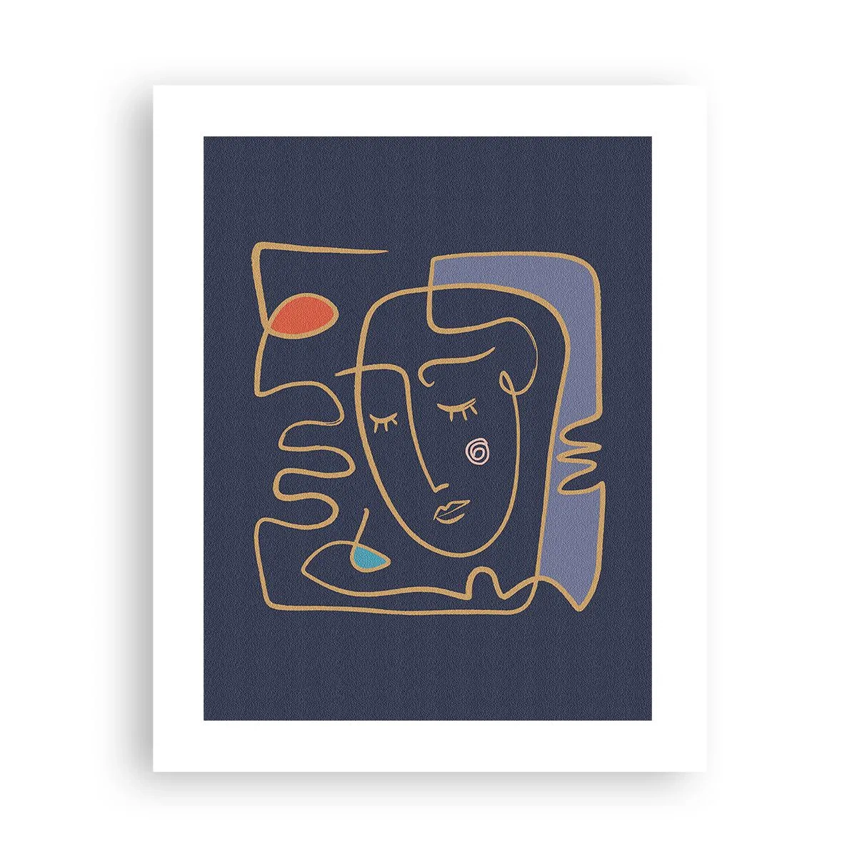 Plakát - V zádumčivosti - 40x50 cm