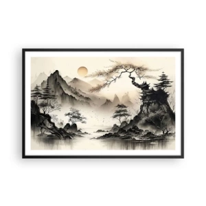 Plakát v černém rámu - Jedinečné kouzlo orientu - 91x61 cm