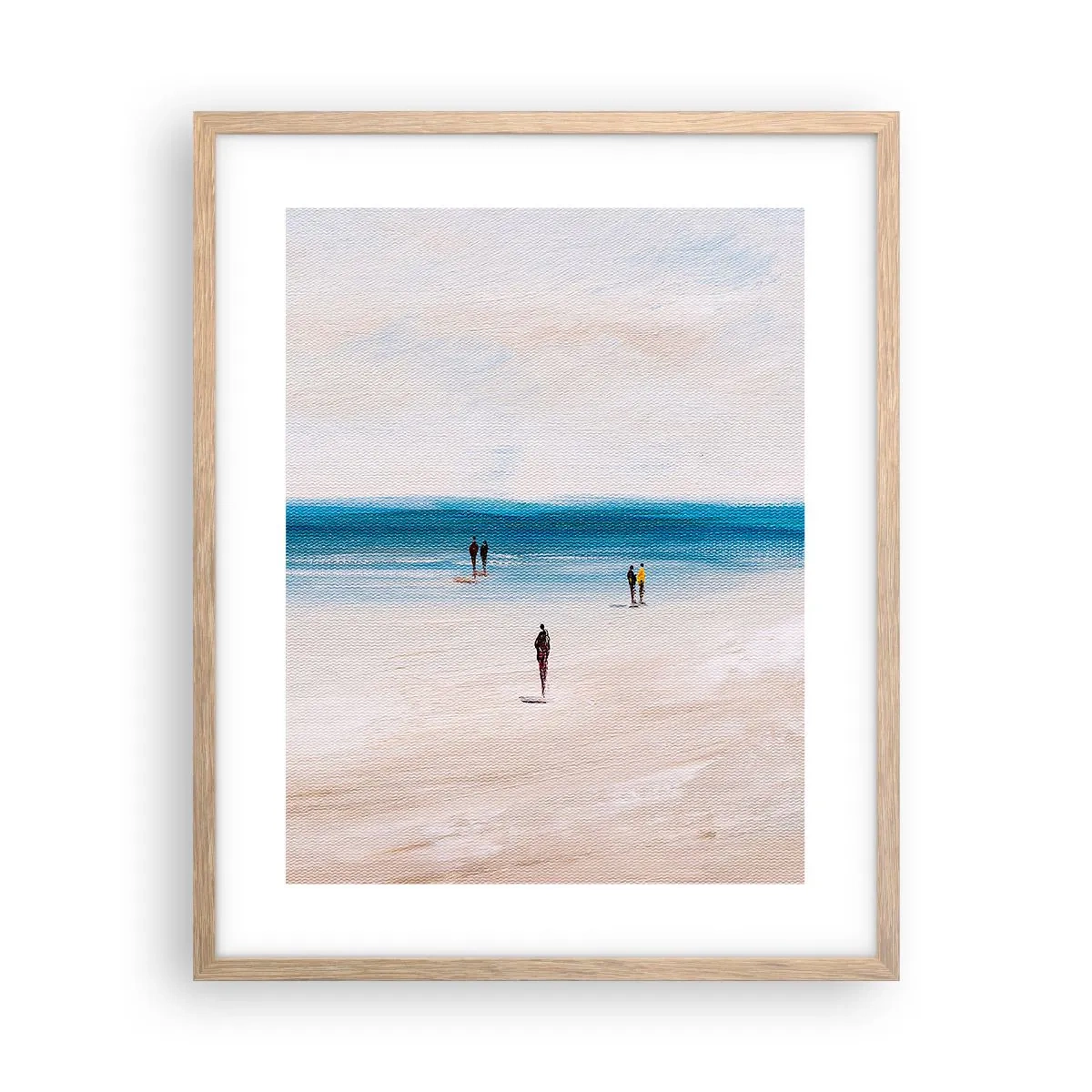 Plakát v rámu světlý dub - Přirozená potřeba - 40x50 cm