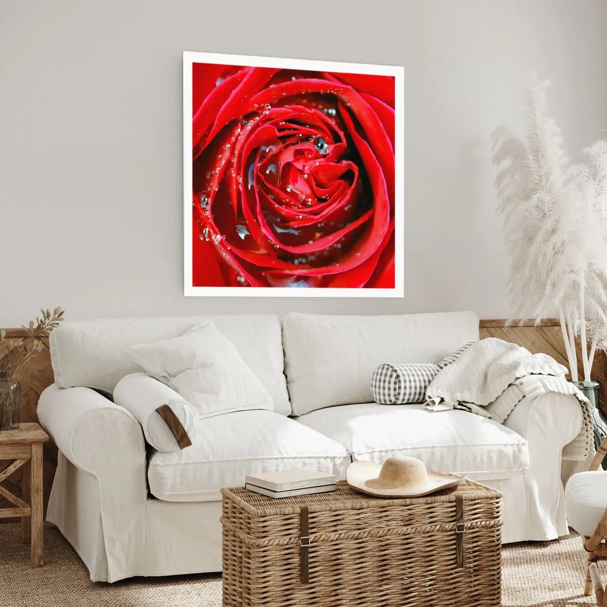 Plakát - V kapkách rosy - 60x60 cm