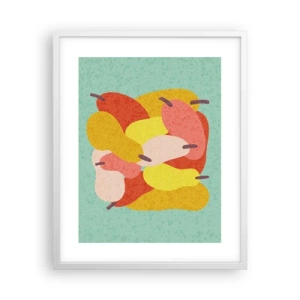 Plakát v bílém rámu - Ochutnejte letní slunce - 40x50 cm