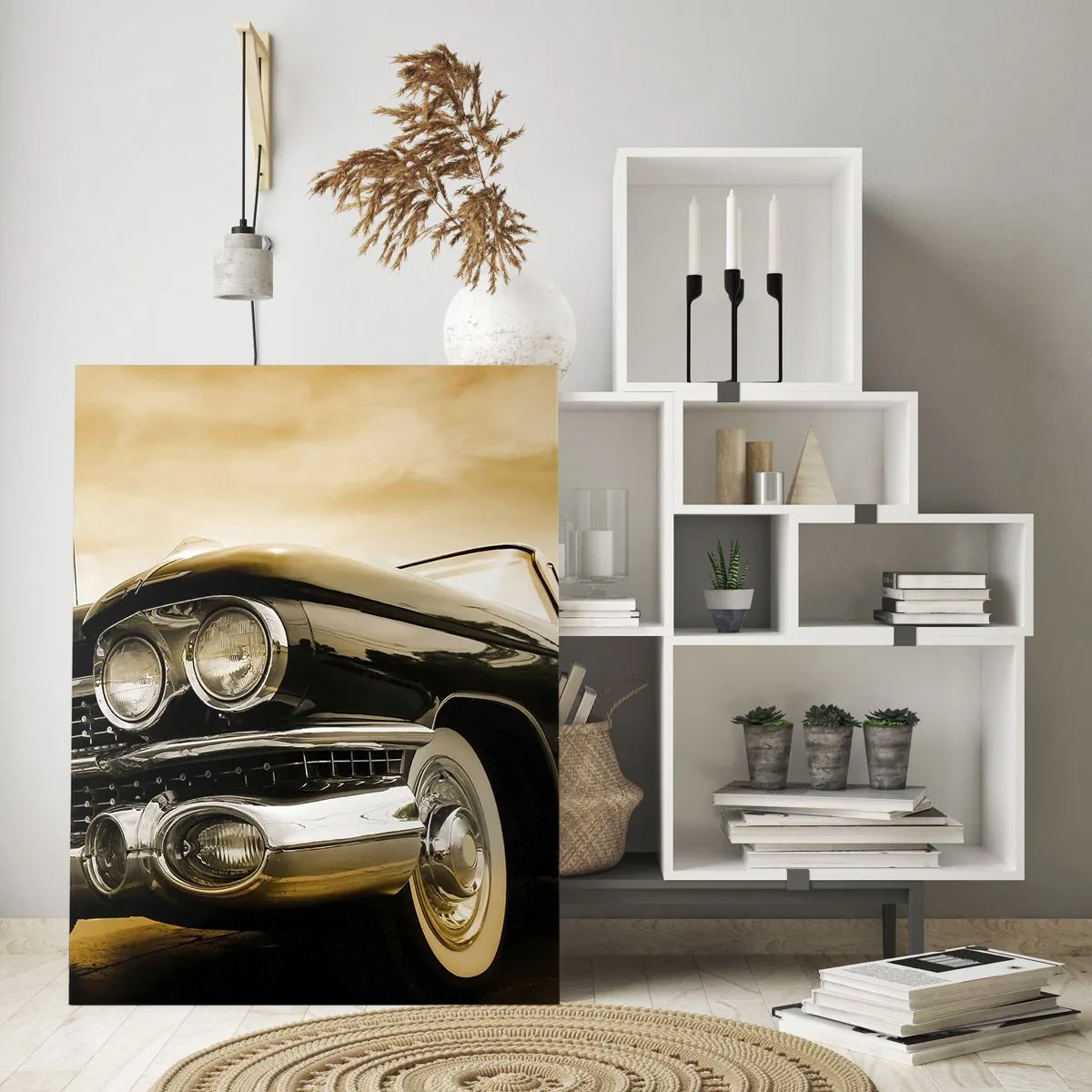 Obraz na skle - Klasika nikdy nepomíjí - 50x70 cm