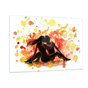 Obraz na skle - A bylo světlo - 120x80 cm