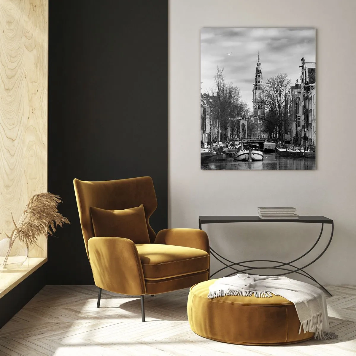Obraz na skle - Amsterdamské vibrace - 50x70 cm