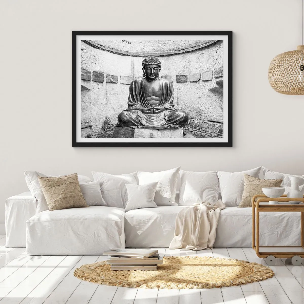 Plakát v černém rámu - U zdroje klidu - 100x70 cm