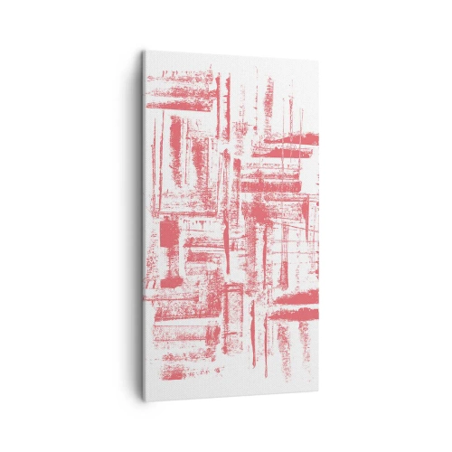 Obraz na plátně - Červené město - 45x80 cm