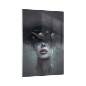 Obraz na skle - A planety… - 80x120 cm
