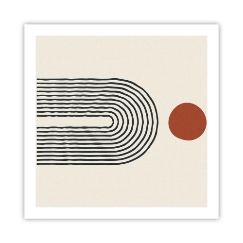 Plakát - Magnetismus tvarů a barev - 60x60 cm