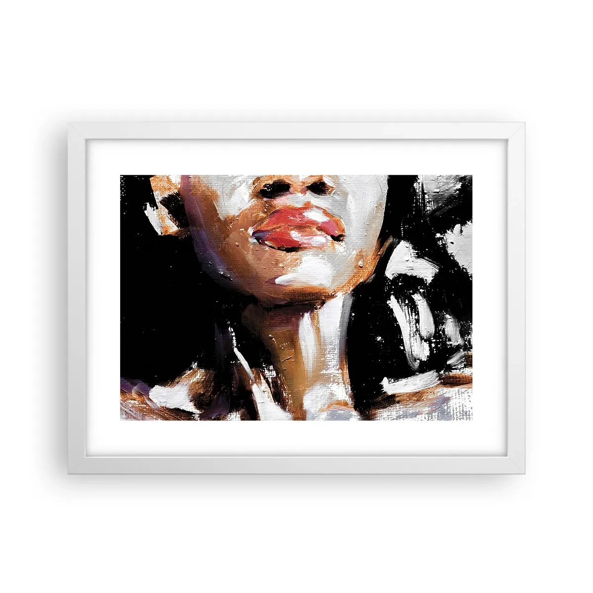 Plakát v bílém rámu - Hrdost bez předsudků - 40x30 cm