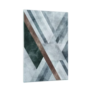 Obraz na skle - Sofistikovaná elegance geometrie - 70x100 cm