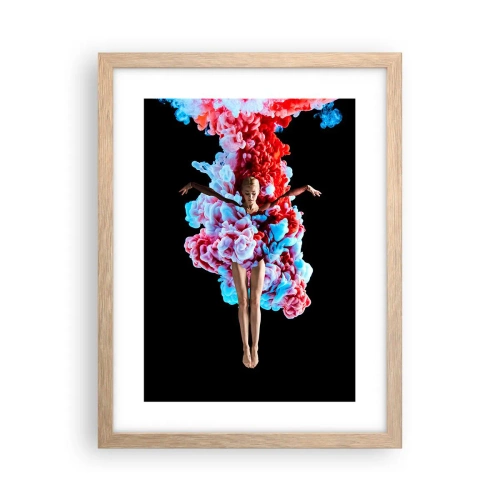 Plakát v rámu světlý dub - V plném květu - 30x40 cm