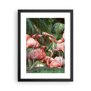 Plakát v černém rámu - Odpolední drby - 30x40 cm