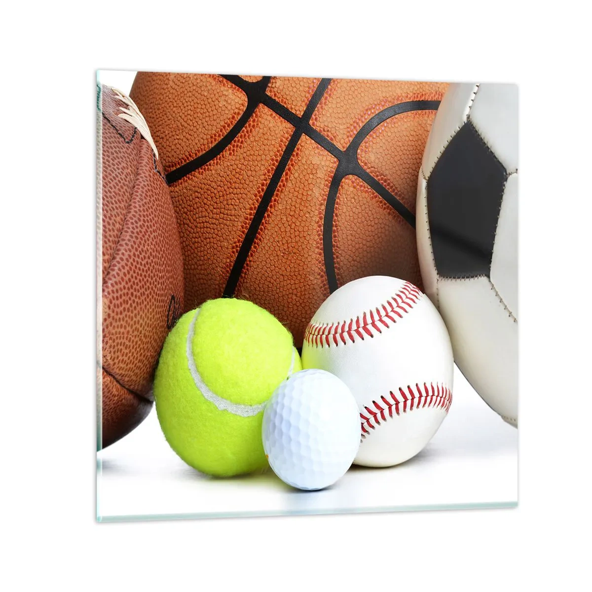 Obraz na skle - Spojuje nás fotbal! - 60x60 cm