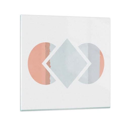 Obraz na skle - Situace je jasná - 30x30 cm