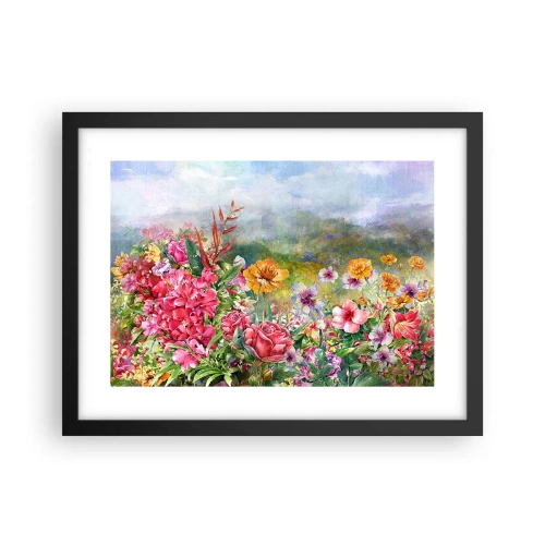 Plakát v černém rámu - Zahrada, která se zbláznila - 40x30 cm