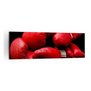 Obraz na plátně - Emoce války za námi - 160x50 cm