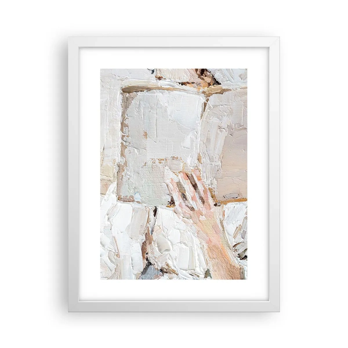 Plakát v bílém rámu - V jiném světě - 30x40 cm