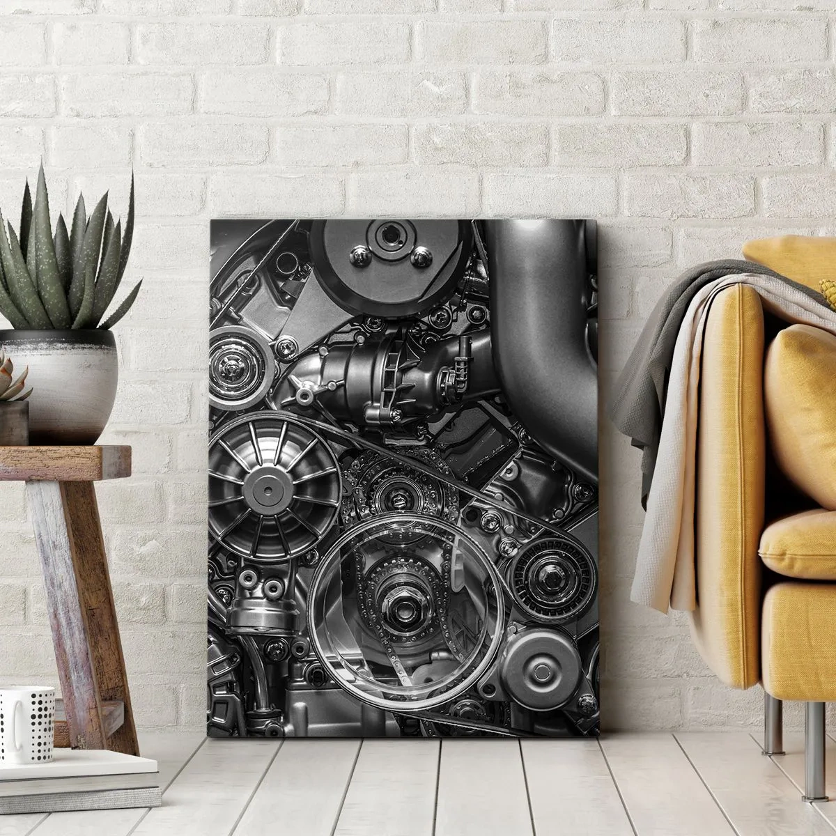 Obraz na plátně - Poezie mechaniky - 50x70 cm