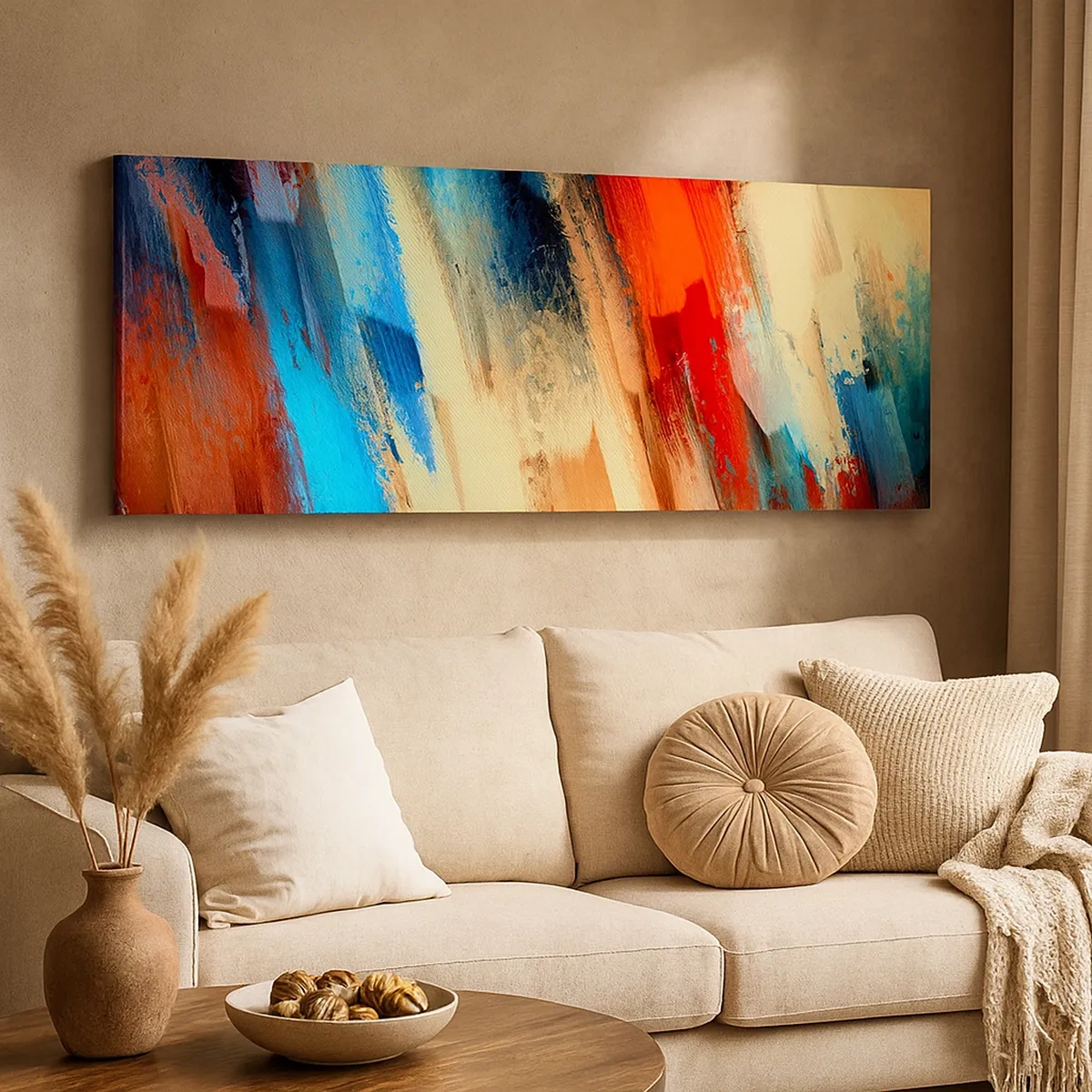 Obraz na plátně - Vodopád barev - 30x30 cm