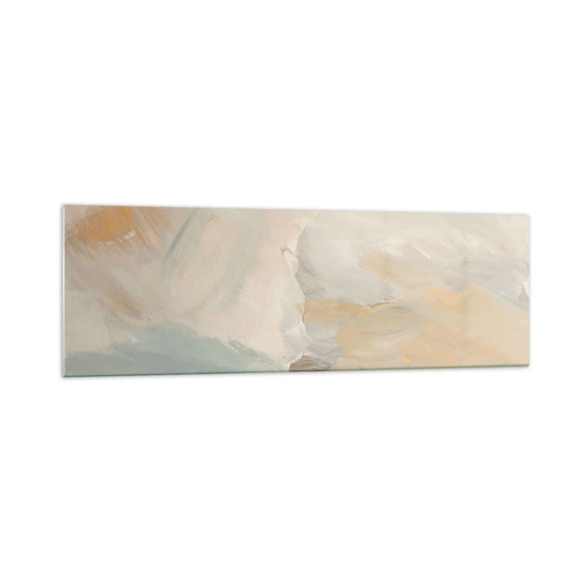 Obraz na skle - Abstrakce – krajina něhy - 160x50 cm