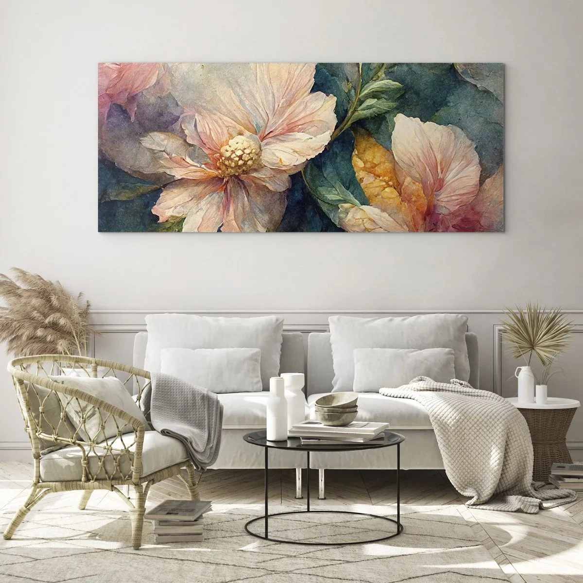 Obraz na skle - Čirá subtilnost - 100x40 cm