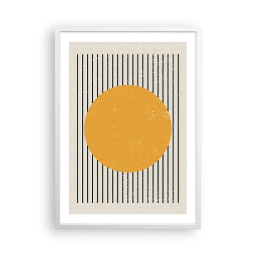 Plakát v bílém rámu - Síla jednoduchosti - 50x70 cm