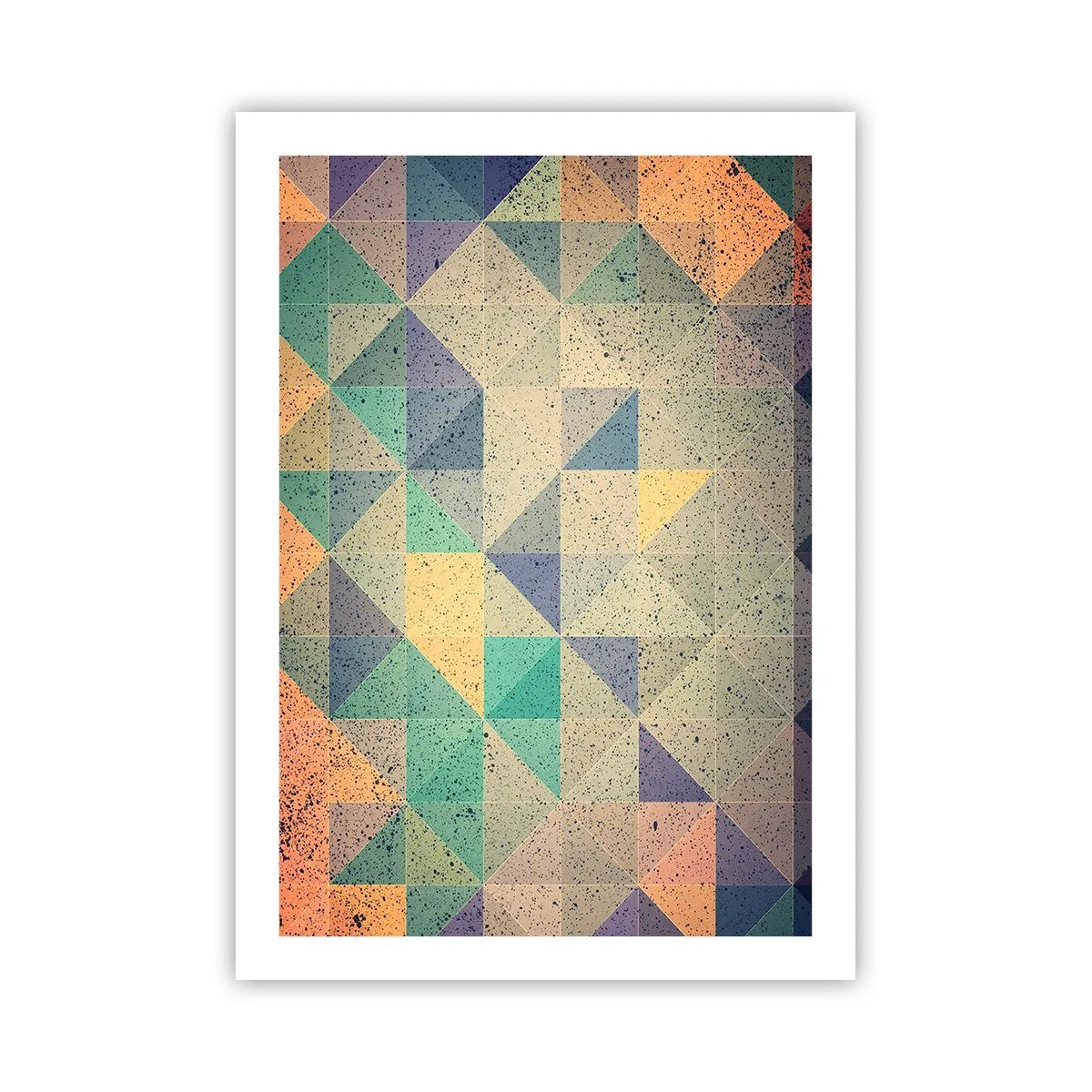 Plakát - Republika trojúhelníků - 50x70 cm
