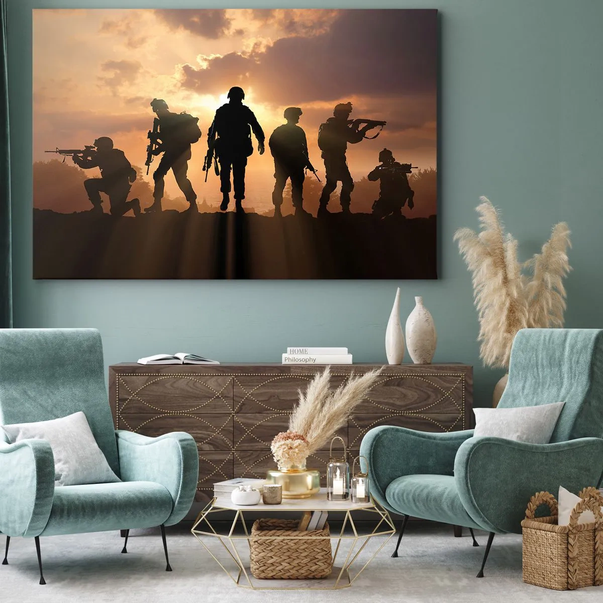 Obraz na plátně - Brothers in arms - 100x70 cm