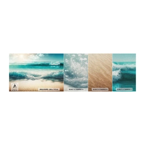 Vzor Fototapety Premium Canvas - Klid oceánu - Pláž, Moře, Okraj - 100x30 cm