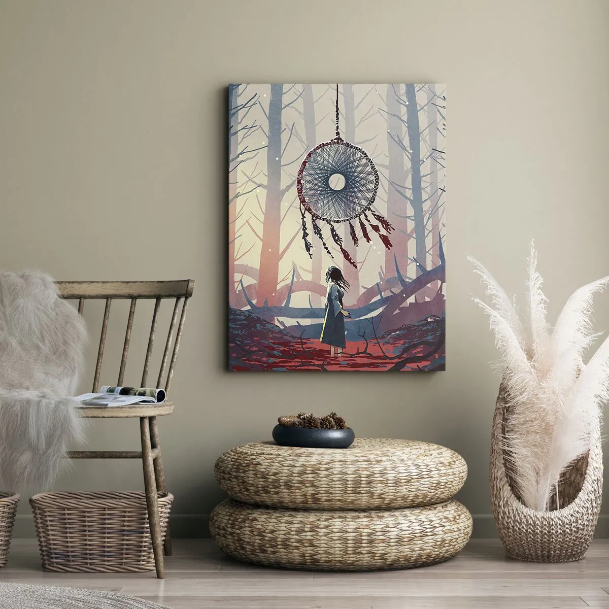 Obraz na plátně - Tajný rituál štěstí - 50x70 cm