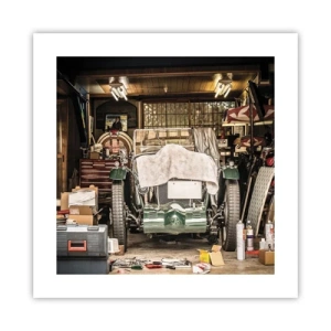 Plakát - Zpět do minulosti - 40x40 cm