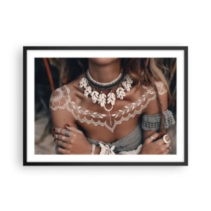 Plakát v černém rámu - Talismany, rituály ženskosti - 70x50 cm