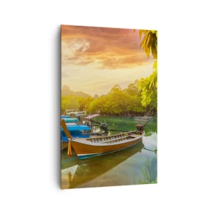 Obraz na plátně - Před rušným dnem - 80x120 cm