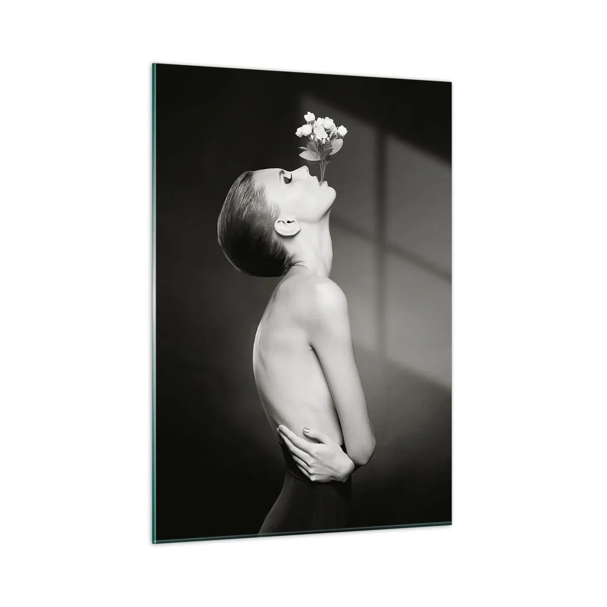 Obraz na skle - Excentrická elegance - 50x70 cm