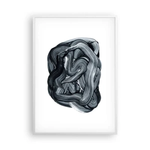 Plakát v bílém rámu - Není to tak jednoduché - 70x100 cm