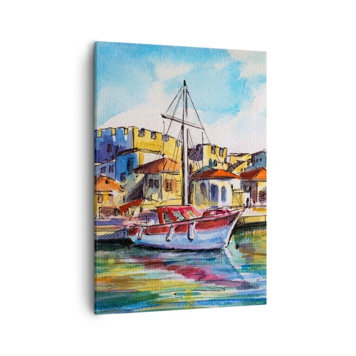 Obraz na plátně - Duhové odpoledne - 50x70 cm