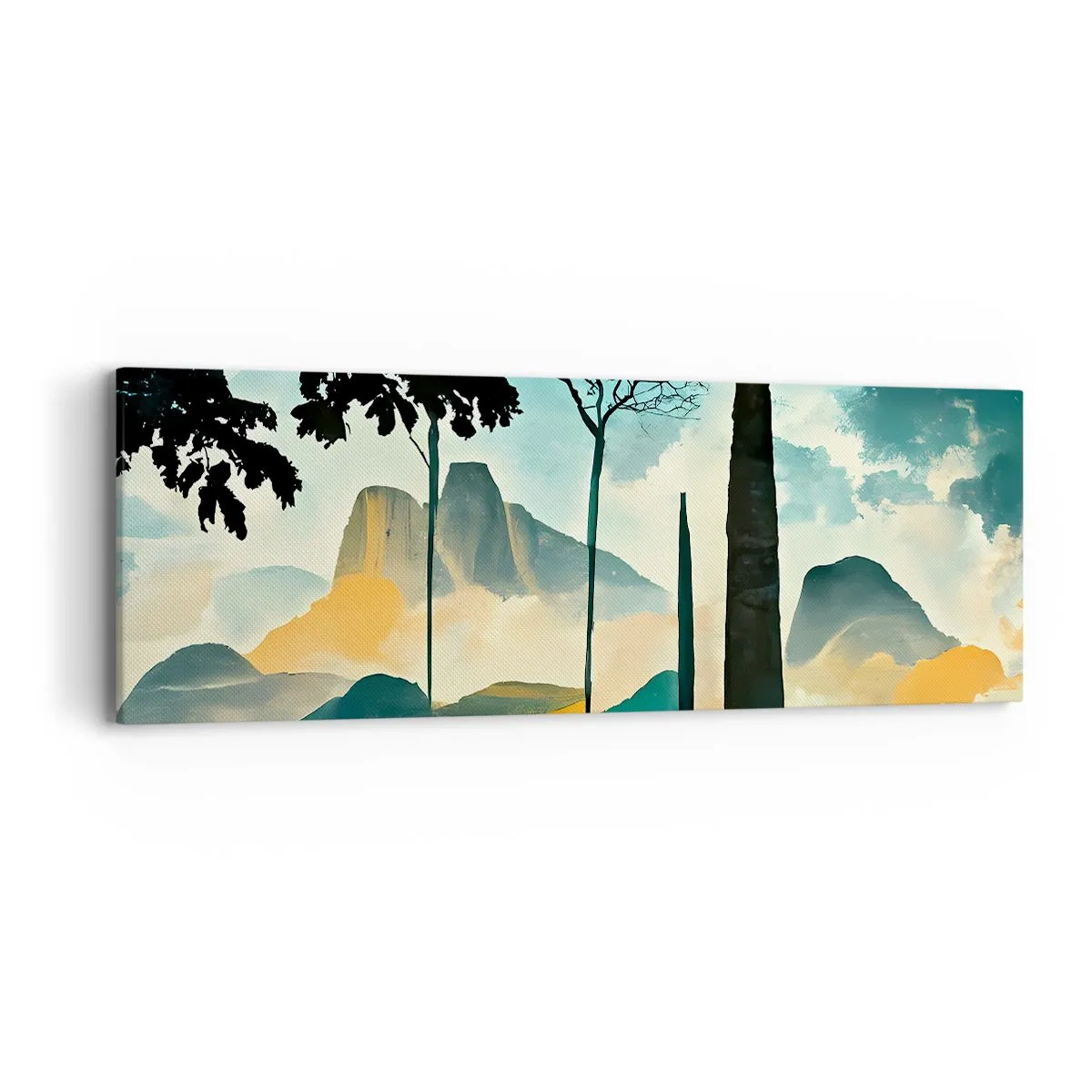 Obraz na plátně - Výš a výš - 90x30 cm