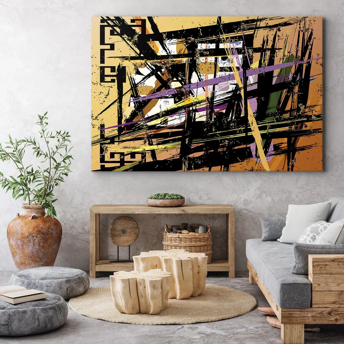 Obraz na plátně - Ostrý řez - 100x70 cm