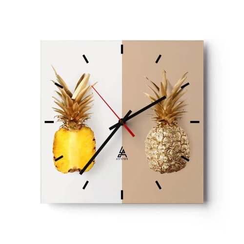 Nástěnné hodiny - Ananas pro nás - 30x30 cm