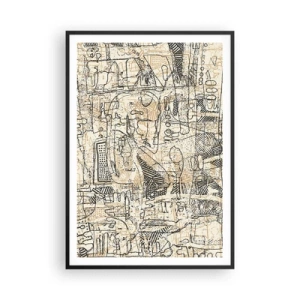 Plakát v černém rámu - Čeká na rozluštění - 70x100 cm