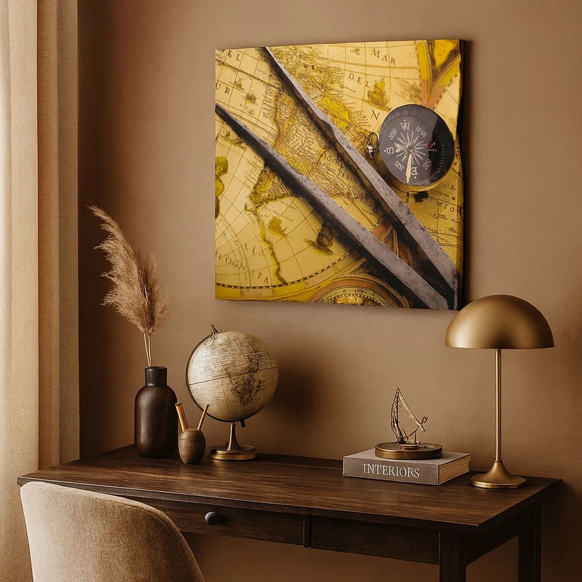 Obraz na plátně - Kde jsou ty poklady? - 30x30 cm