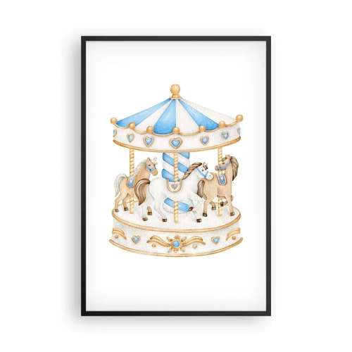 Plakát v černém rámu - Sladké dětství - 61x91 cm