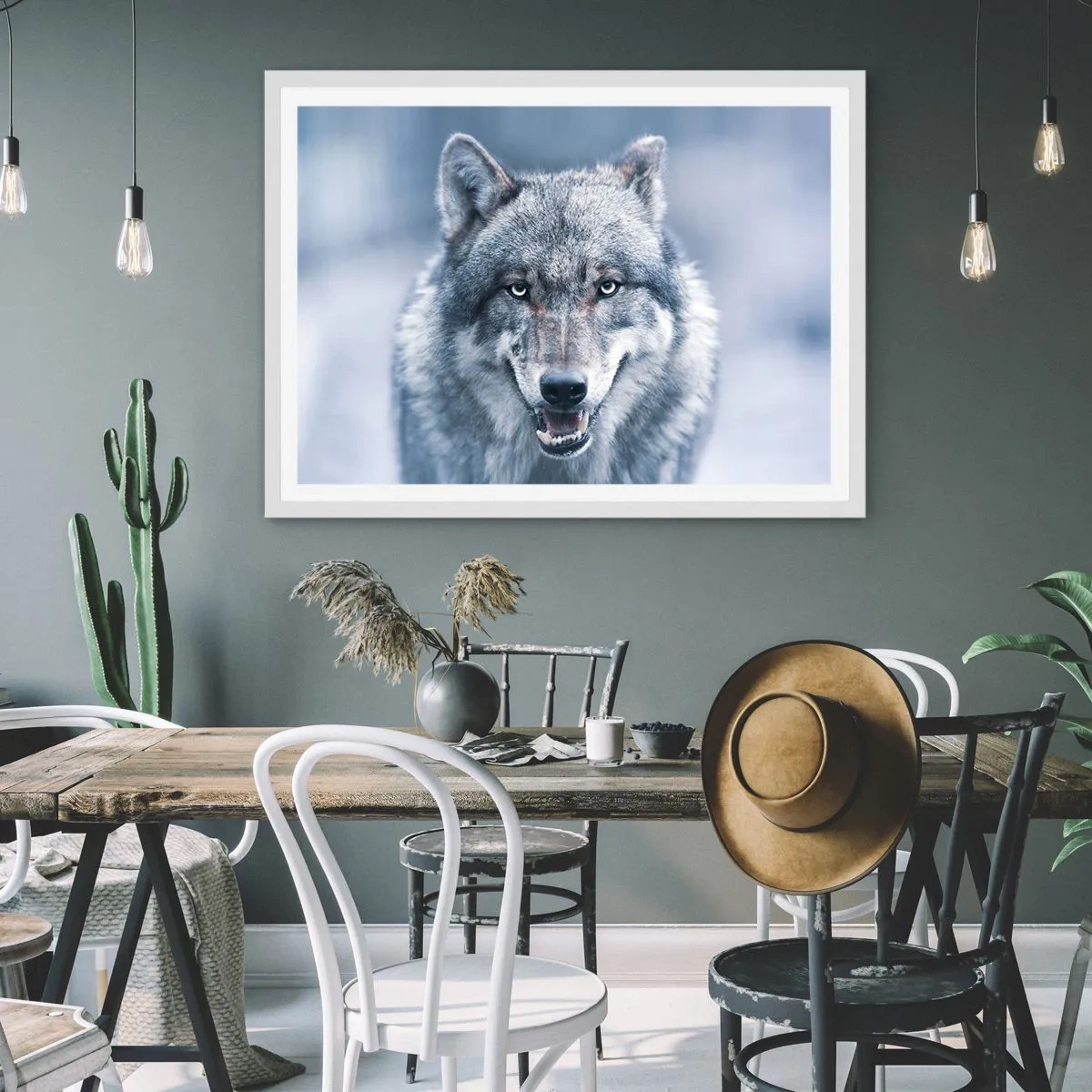 Plakát v bílém rámu - Přijmete tuto výzvu? - 91x61 cm