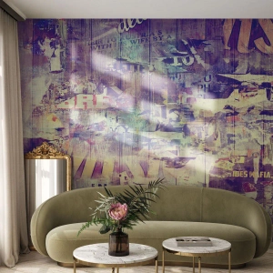 Fototapeta Premium Sand - A tohle zůstane - Graffiti, Nástěnná malba, Grafika - 500x350 cm