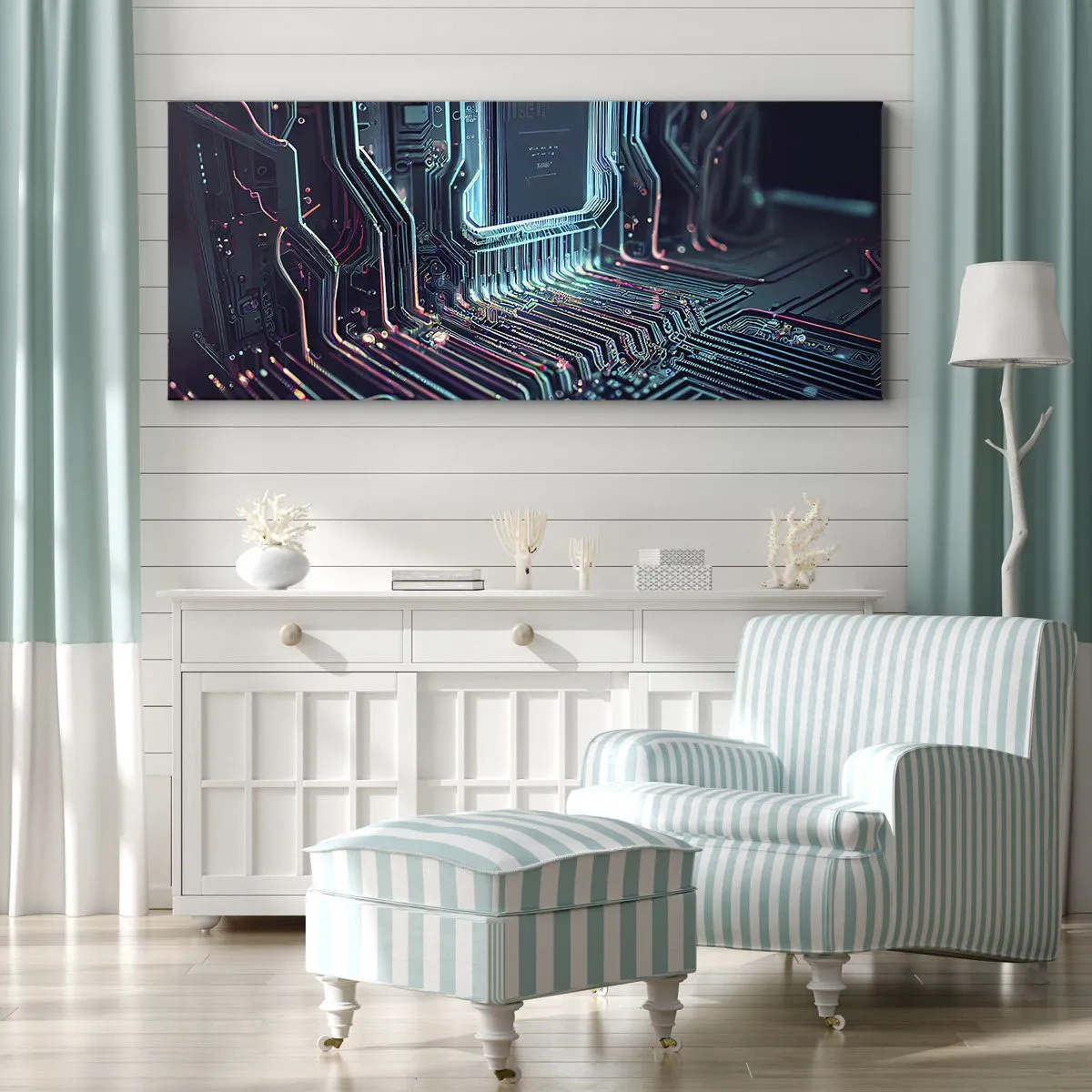 Obraz na plátně - Jen tak přemýšlím… - 100x40 cm