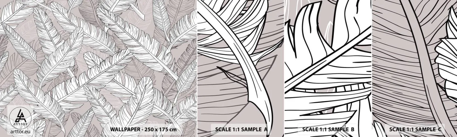 Vzor Fototapety Samolepicí Deluxe Sticker - Víření peří - Abstrakce, Ptačí pírko, Grafika - 100x30 cm