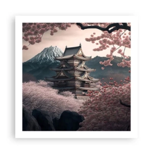 Plakát - Země kvetoucích třešní - 60x60 cm